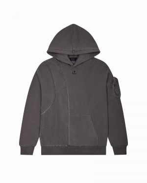 Dresy Trapstar Construct Hyperdrive Hoodie Męskie Czarne | Poland-350947