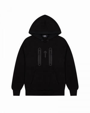 Dresy Trapstar Irongate T Trap Fleece Hoodie Męskie Czarne | Poland-168932