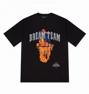 Koszulki Trapstar Bust Down Dreams Tee Męskie Czarne | Poland-634917