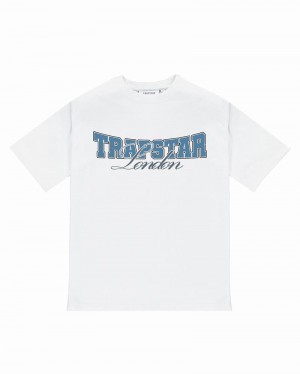 Koszulki Trapstar Drop Out Tee Męskie Białe | Poland-876524