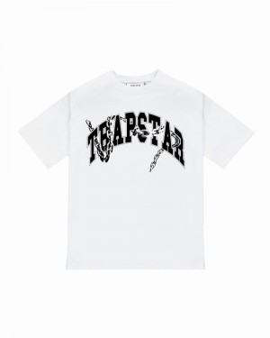 Koszulki Trapstar Links Tee Męskie Białe | Poland-745630