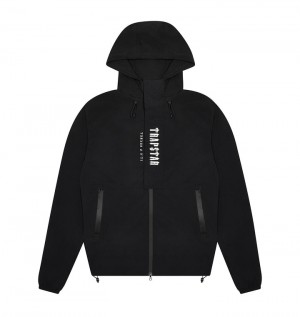 Kurtki Trapstar Decoded Windbreaker Męskie Czarne Białe | Poland-106732