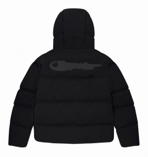 Kurtki Trapstar Hyperdrive Technical Puffer Męskie Czarne | Poland-670851