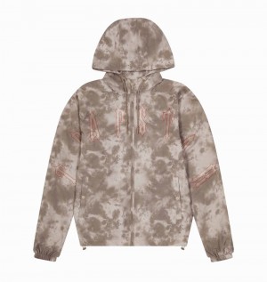 Kurtki Trapstar Pigment Irongate Windbreaker Męskie Kawa | Poland-963402