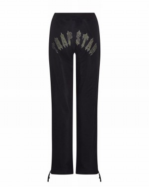 Spodnie Trapstar Mesh Irongate Arch Joggers Damskie Czarne | Poland-593712