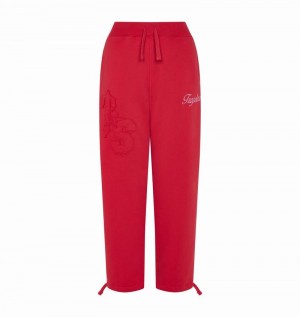 Spodnie Trapstar TS-Star Drawcord Hem Joggers Damskie Czerwone | Poland-645071