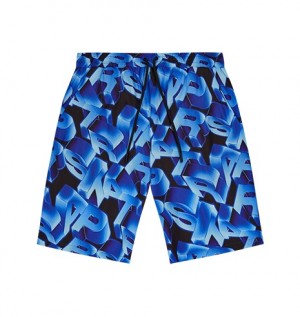 Zestawy Trapstar 3D Swimming Shorts Męskie Niebieskie | Poland-396420