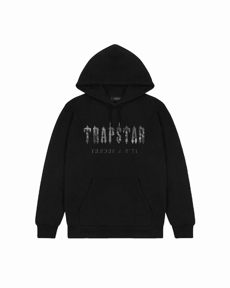 Bluza z Kapturem Trapstar Decoded Camo Męskie Czarne | Poland-564218