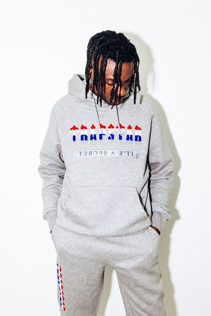 Dresy Trapstar Chenille Decoded 2.0 Hoodie Męskie Szare | Poland-490871