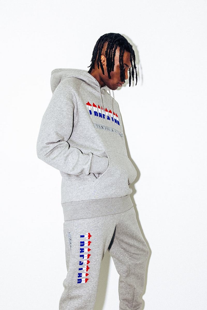 Dresy Trapstar Chenille Decoded 2.0 Hoodie Męskie Szare | Poland-490871