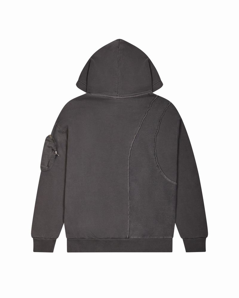 Dresy Trapstar Construct Hyperdrive Hoodie Męskie Czarne | Poland-350947