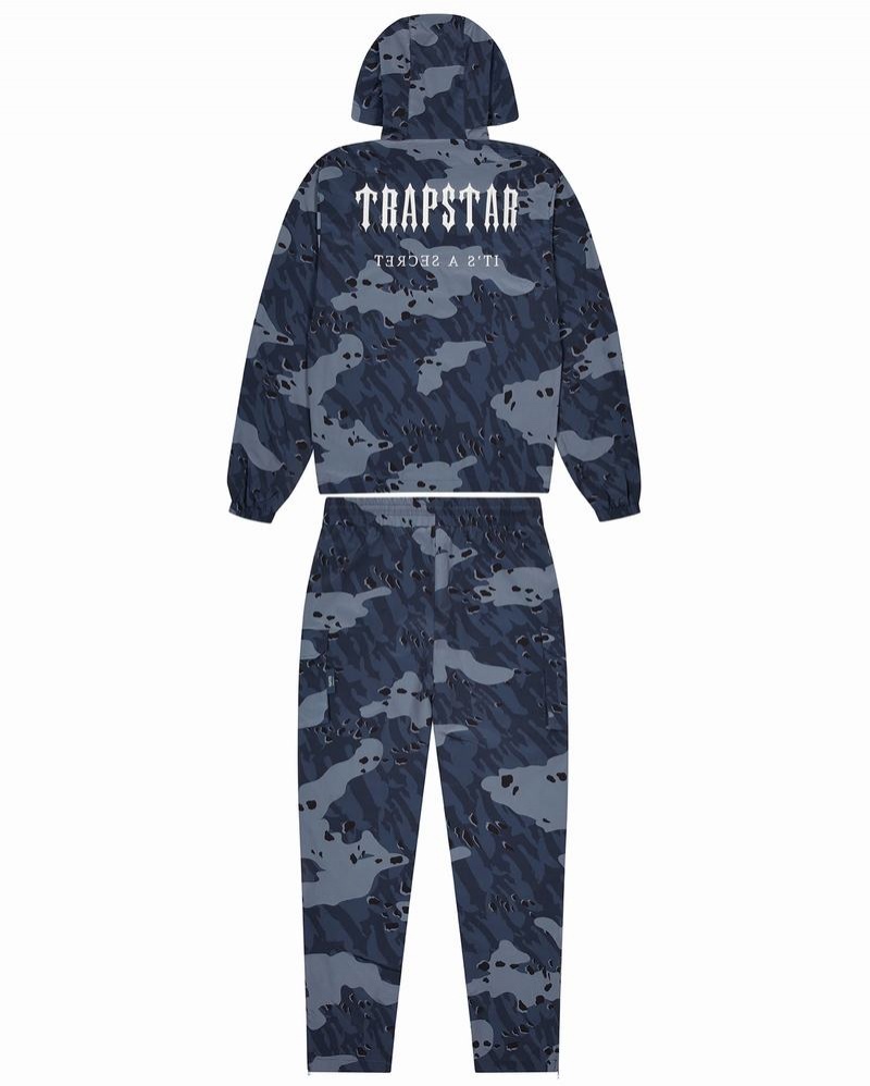 Dresy Trapstar Irongate T Camo Męskie Czarne Szare | Poland-625304