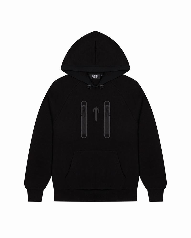 Dresy Trapstar Irongate T Trap Fleece Hoodie Męskie Czarne | Poland-168932