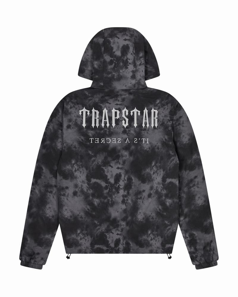 Dresy Trapstar Washed Irongate Męskie Czarne | Poland-163749