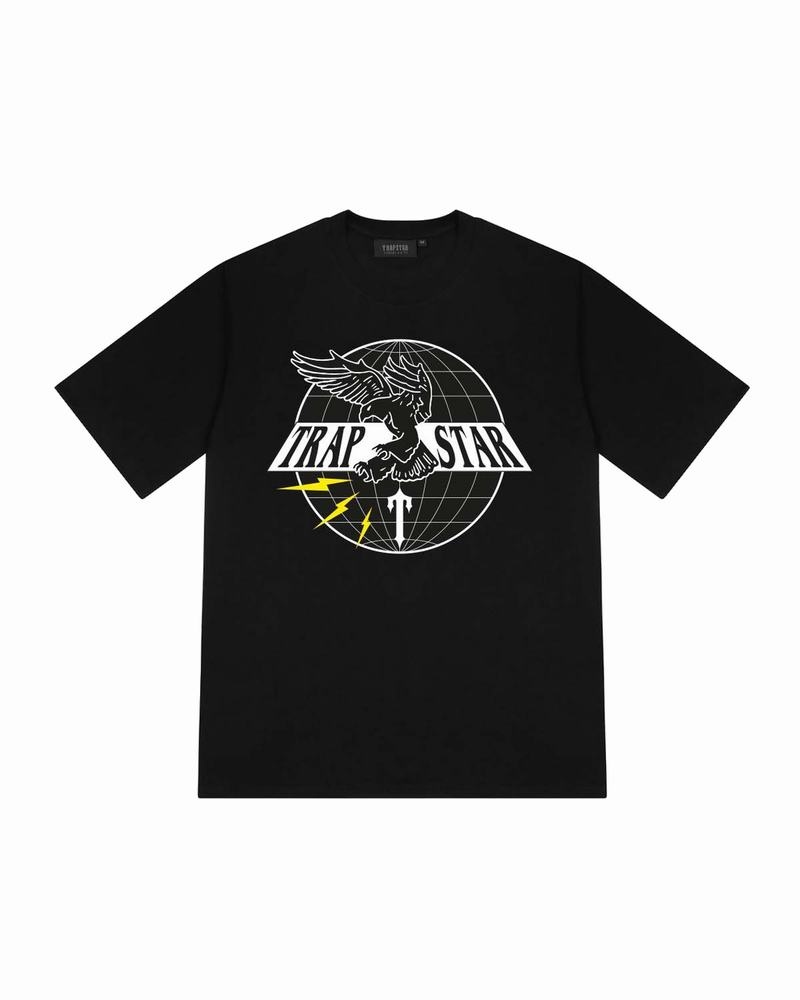 Koszulki Trapstar Airforce Irongate T Tee Męskie Czarne | Poland-796285