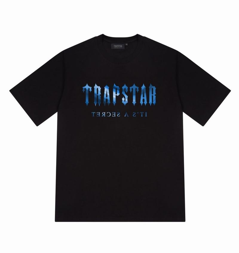 Koszulki Trapstar Decoded Tee Męskie Czarne | Poland-032941