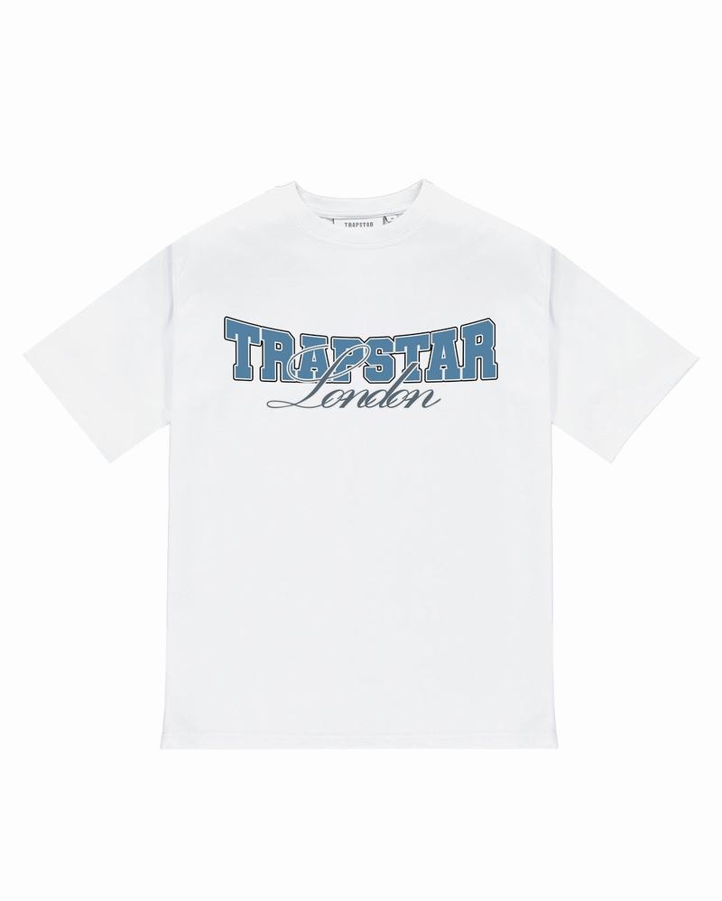 Koszulki Trapstar Drop Out Tee Męskie Białe | Poland-876524