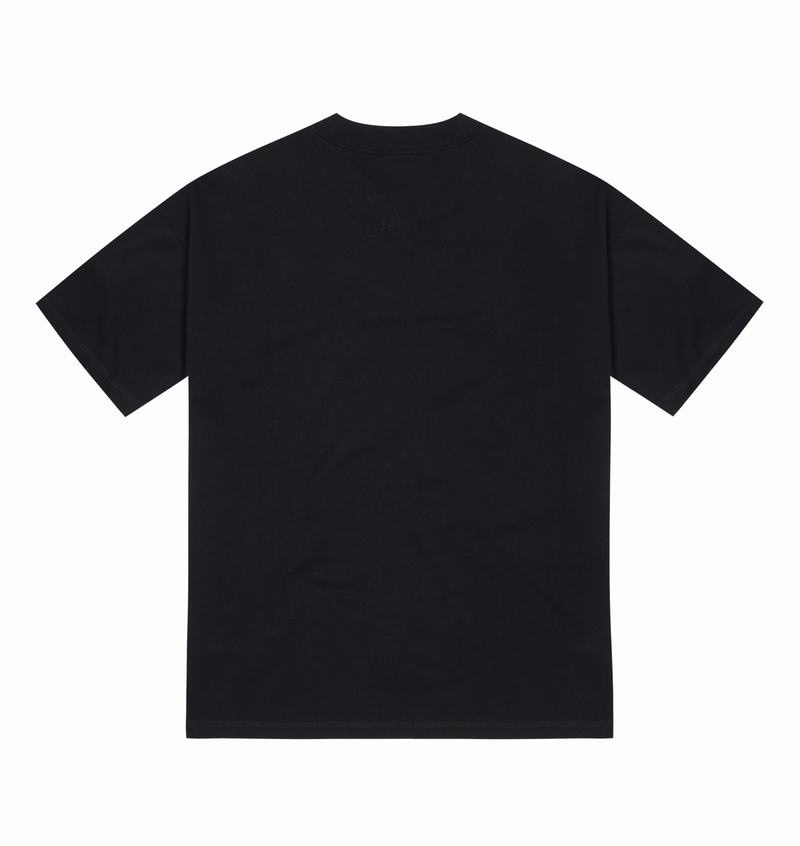 Koszulki Trapstar Hyperdrive Embroidered Tee Męskie Czarne Niebieskie | Poland-786235