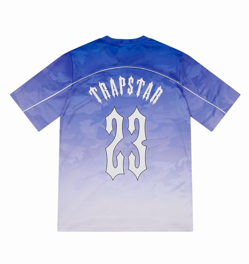 Koszulki Trapstar Irongate Football Jersey Męskie Niebieskie | Poland-082769