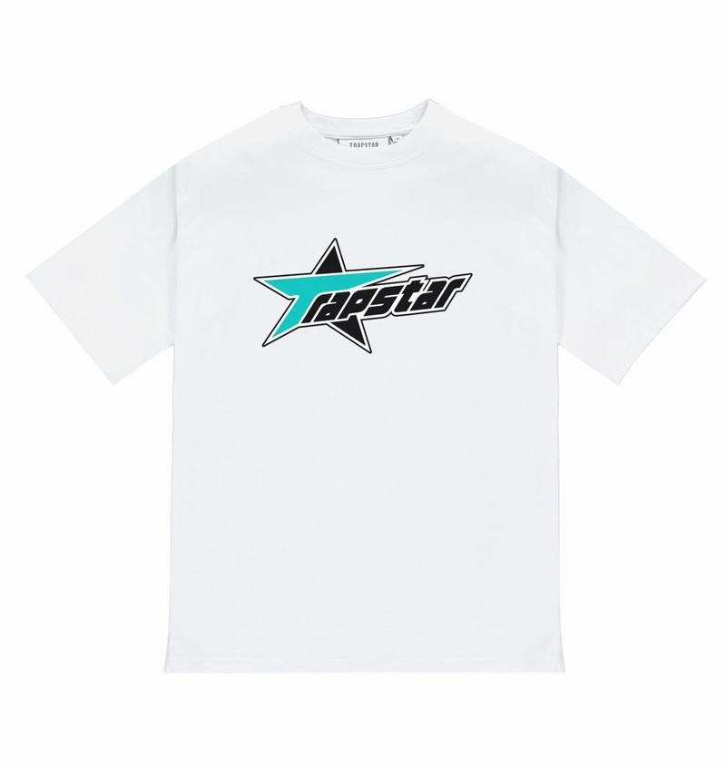 Koszulki Trapstar Rockstar Tee Męskie Białe | Poland-403918