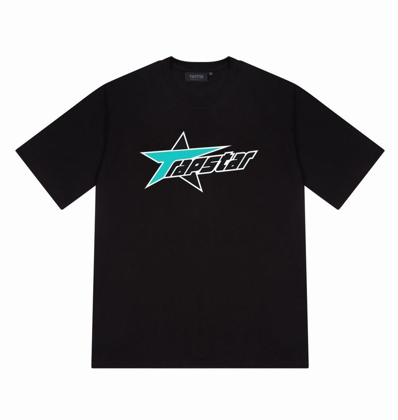 Koszulki Trapstar Rockstar Tee Męskie Czarne | Poland-870359