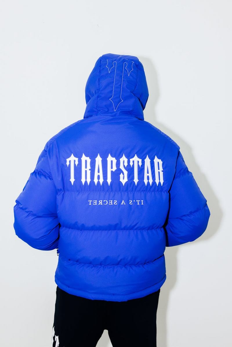 Kurtki Trapstar Decoded Zakapturzony Puffer 2.0 Męskie Niebieskie | Poland-489012