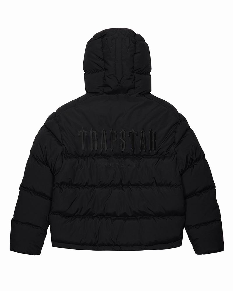 Kurtki Trapstar Decoded Zakapturzony Puffer 2.0 Męskie Czarne | Poland-346875