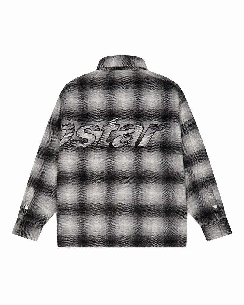 Kurtki Trapstar Hyperdrive Overshirt Shirt Męskie Czarne | Poland-308927