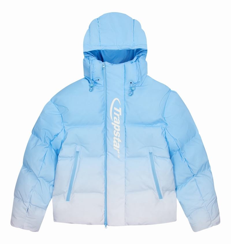 Kurtki Trapstar Hyperdrive Technical Puffer Męskie Niebieskie | Poland-382915