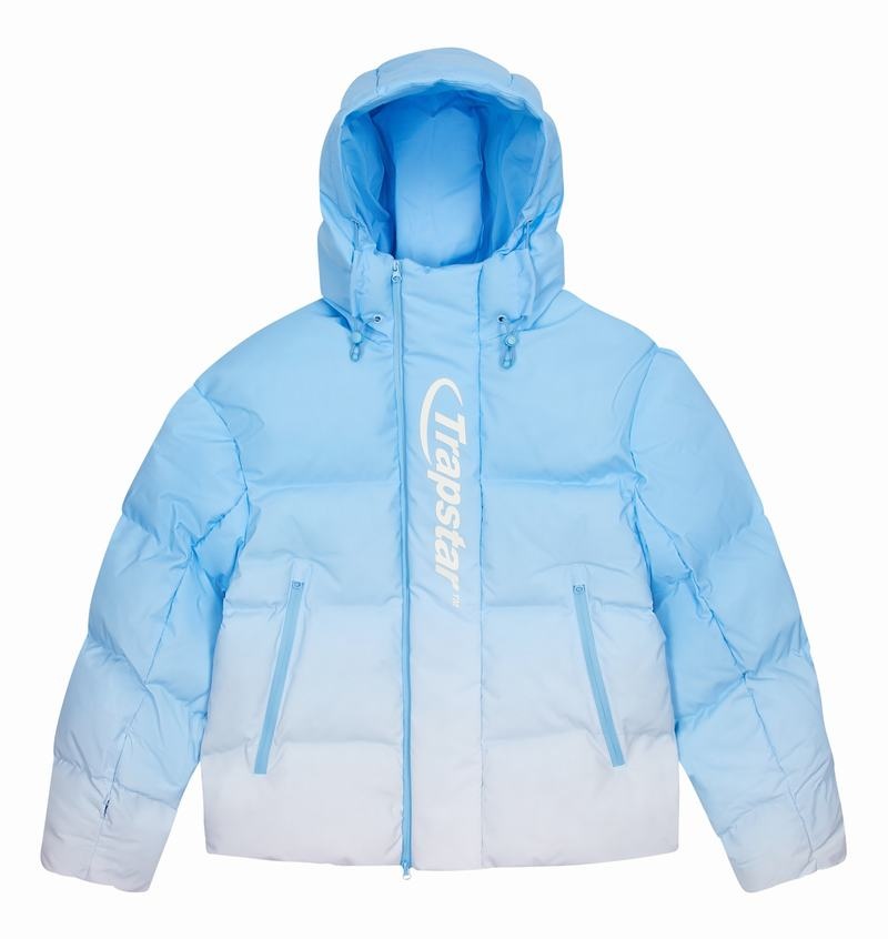 Kurtki Trapstar Hyperdrive Technical Puffer Męskie Niebieskie | Poland-382915