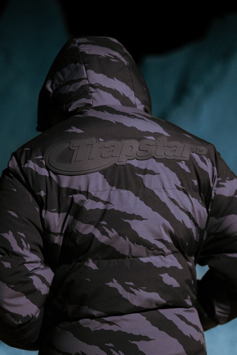 Kurtki Trapstar Hyperdrive Technical Puffer Męskie Szare Camo | Poland-823054