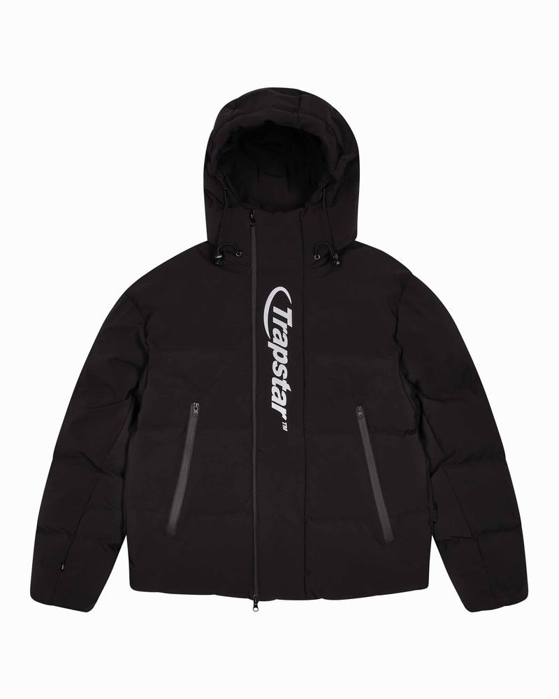 Kurtki Trapstar Hyperdrive Technical Puffer Męskie Czarne | Poland-089674