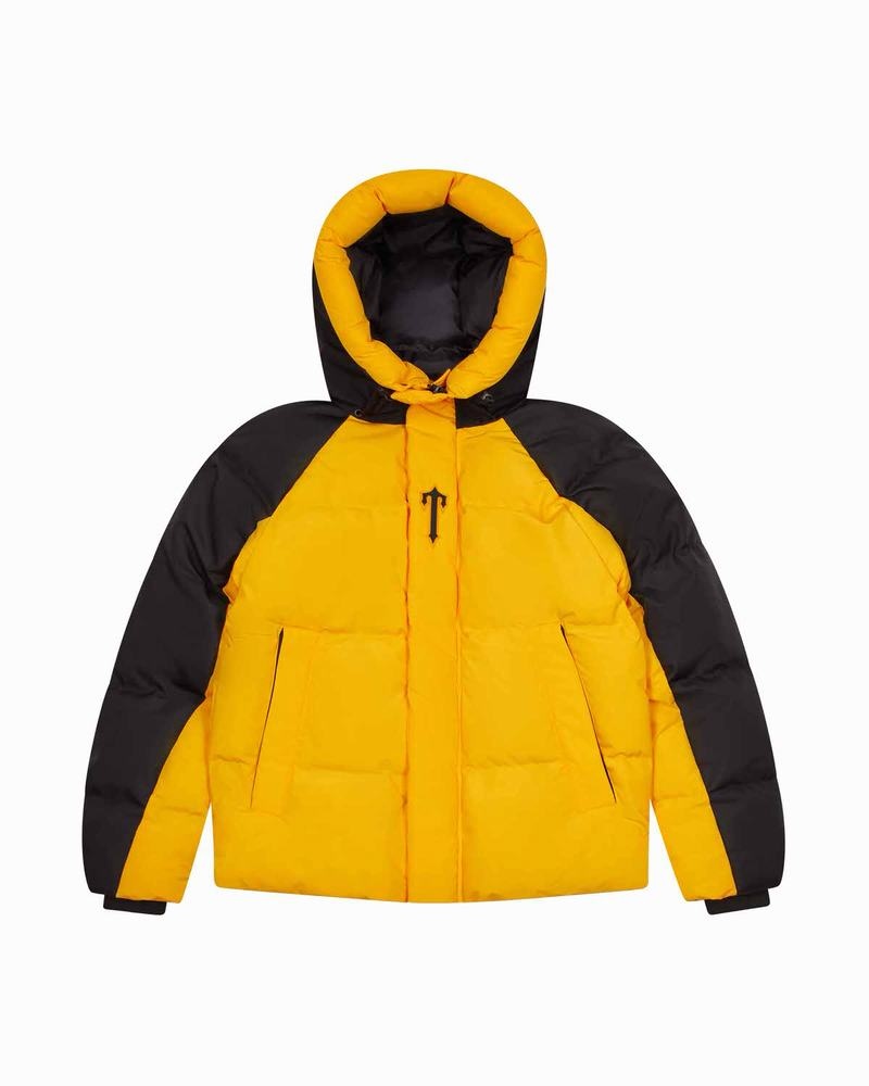 Kurtki Trapstar Irongate Arch Puffer AW23 Męskie Żółte Czarne | Poland-874652