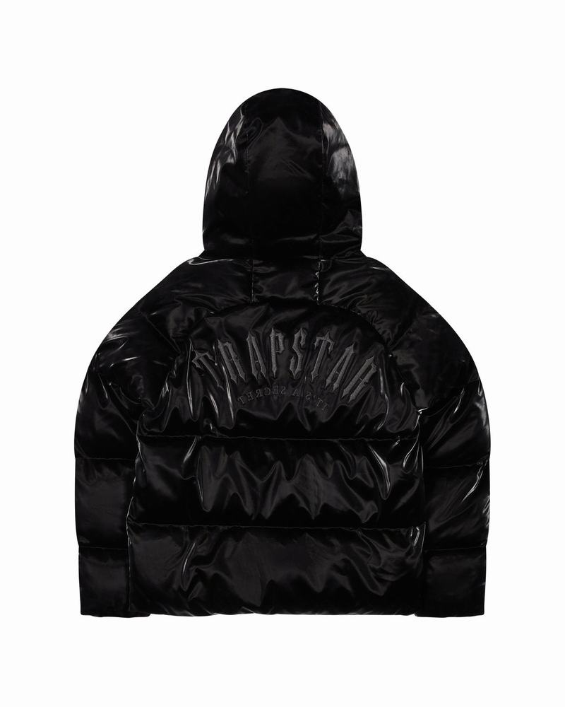 Kurtki Trapstar Irongate Arch Puffer AW23 Męskie Czarne | Poland-027435