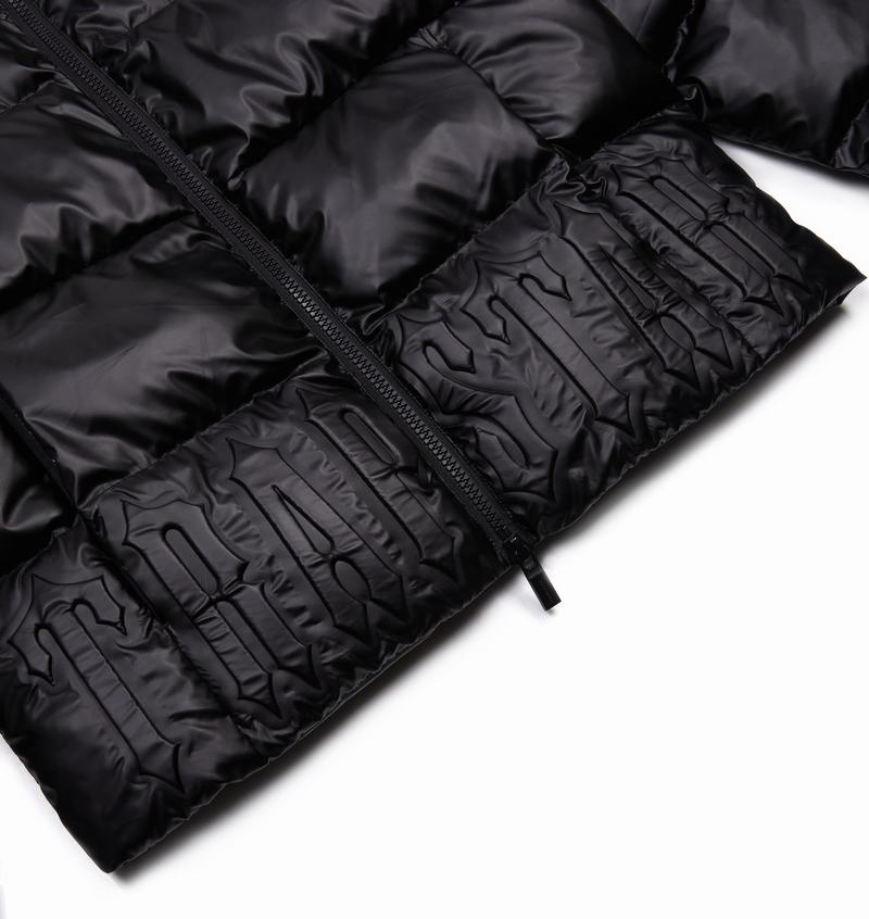 Kurtki Trapstar Irongate Embossed Puffer Męskie Czarne | Poland-258379