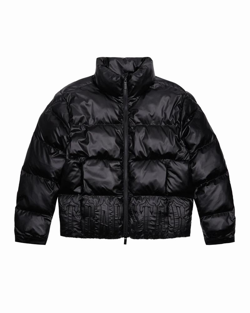 Kurtki Trapstar Irongate Embossed Puffer Męskie Czarne | Poland-258379