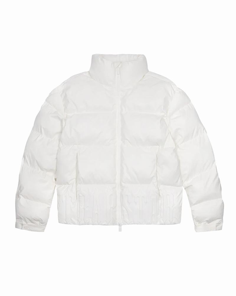 Kurtki Trapstar Irongate Embossed Puffer Męskie Białe | Poland-658492