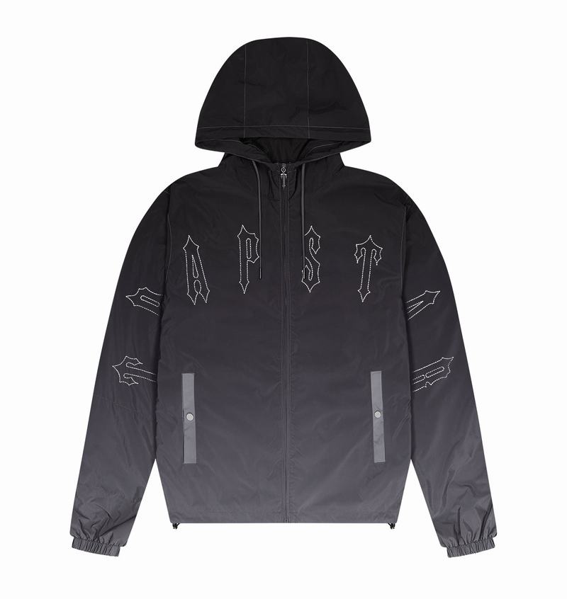 Kurtki Trapstar Irongate Windbreaker Męskie Czarne | Poland-940571