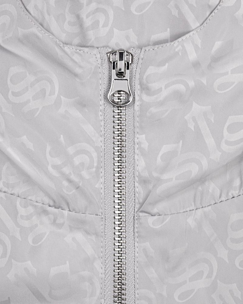 Kurtki Trapstar Monogram Windbreaker Damskie Srebrne | Poland-273506