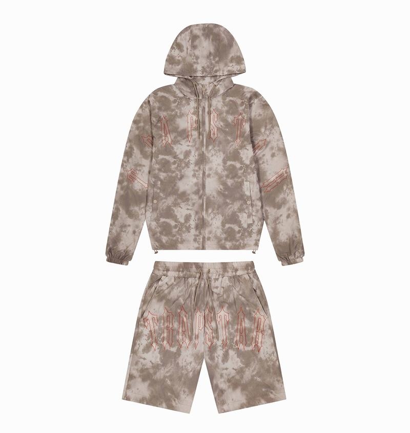 Kurtki Trapstar Pigment Irongate Windbreaker Męskie Kawa | Poland-963402