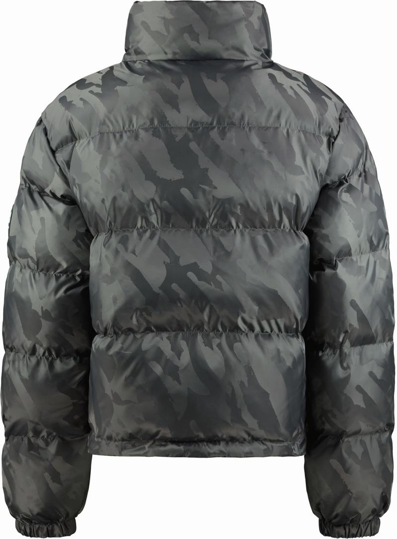 Kurtki Trapstar T Jacquard Puffer Damskie Szare | Poland-901645