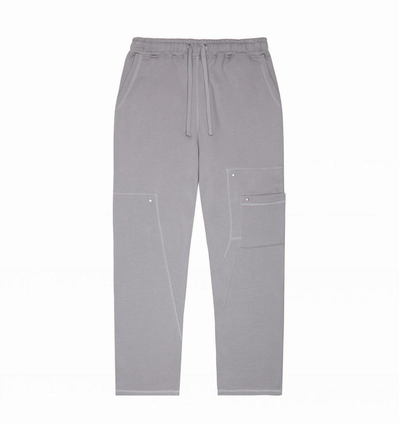 Spodnie Trapstar Hyperdrive Reinforced Rivet Joggers Męskie Szare | Poland-548609