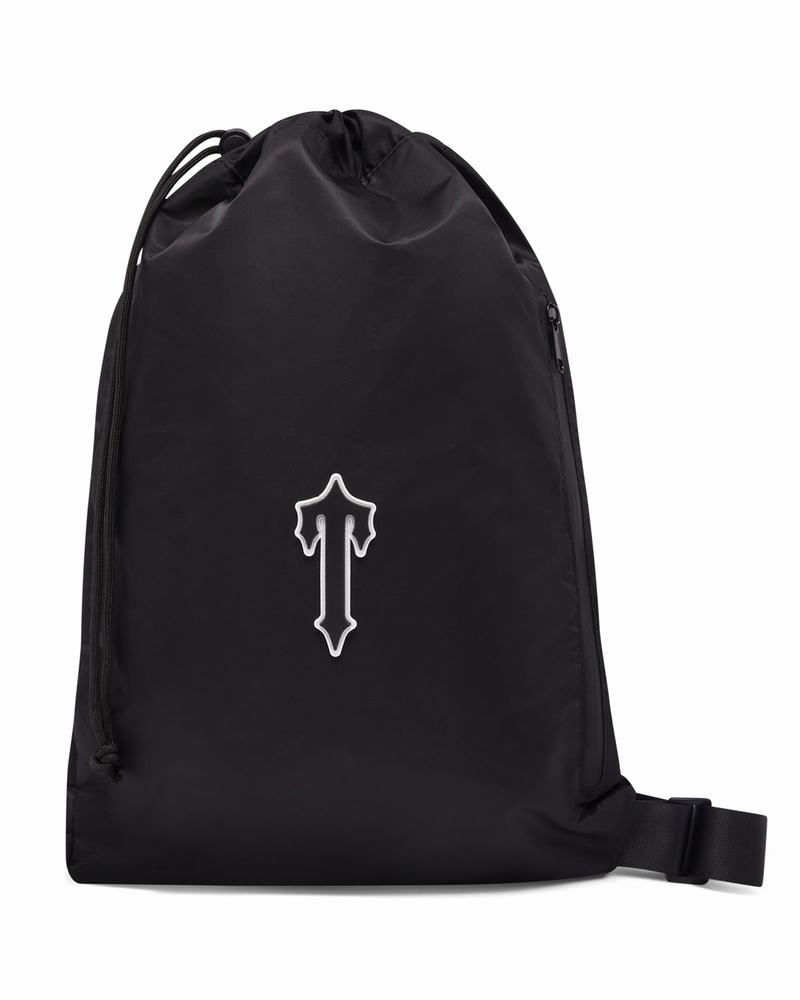 Torby Trapstar Irongate Drawstring Męskie Czarne | Poland-654389