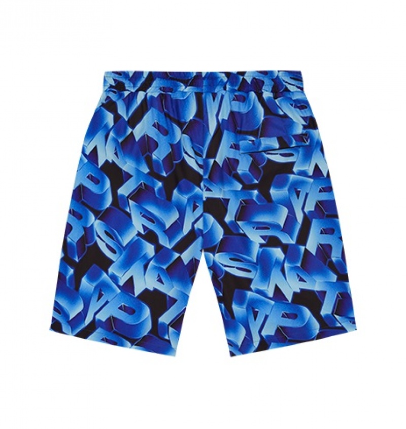 Zestawy Trapstar 3D Swimming Shorts Męskie Niebieskie | Poland-396420