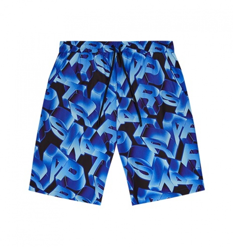 Zestawy Trapstar 3D Swimming Shorts Męskie Niebieskie | Poland-396420