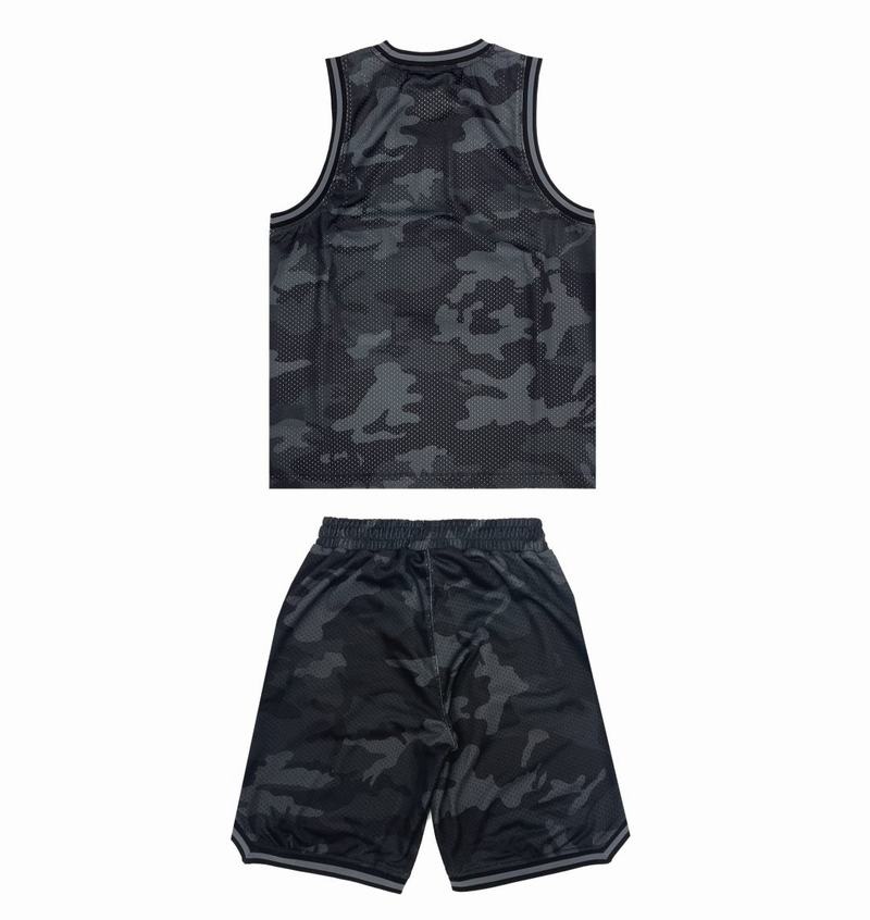 Zestawy Trapstar *PRE ORDER* Shooters SS23 Basketball Shorts Męskie Czarne Camo | Poland-081695